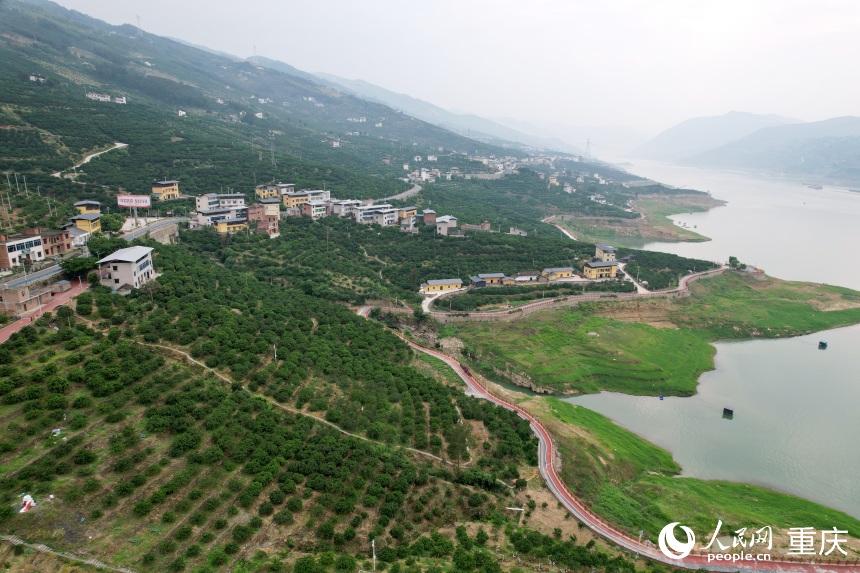 豐都縣安坪鎮(zhèn)三沱村。人民網(wǎng)記者 劉政寧攝