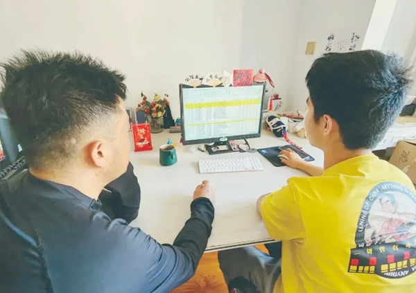 一起上課的畫面。北京航空航天大學(xué)供圖